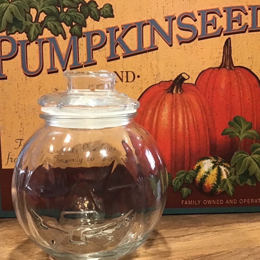 Anchor Hocking pumpkin jar